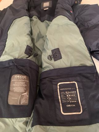 Abrigo Geox Tres Cuartos Azul