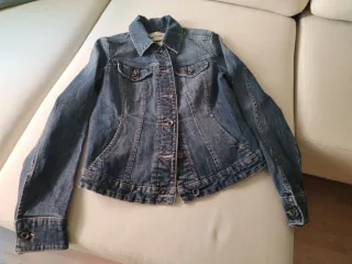 Cazadora vaquera Mango Talla L