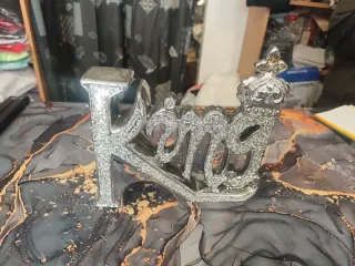 Figura decorativa King con corona