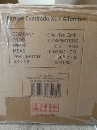 Parque infantil para bebés