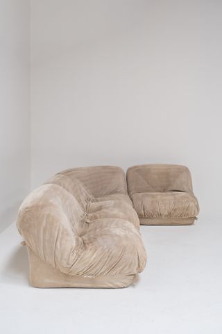 Sofá Seccional Airborne Patate Corduroy Beige