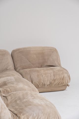 Sofá Seccional Airborne Patate Corduroy Beige