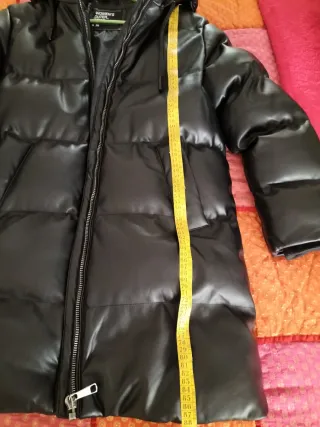 Chaquetón acolchado negro talla S