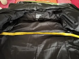 Chaquetón acolchado negro talla S