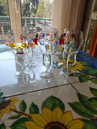 Bicchieri da collezione in vetro