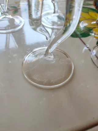 Bicchieri da collezione in vetro