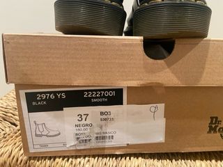 Botines Dr. Martens originales Talla 37 Negros
