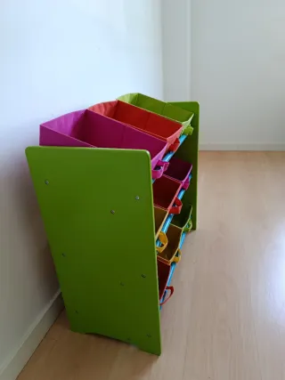 Mueble organizador infantil 9 cubos
