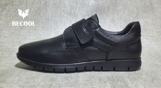 Zapato BECOOL Flex Glasgow black dark.