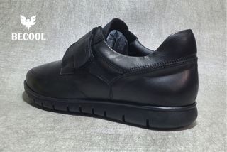 Zapato BECOOL Flex Glasgow black dark.
