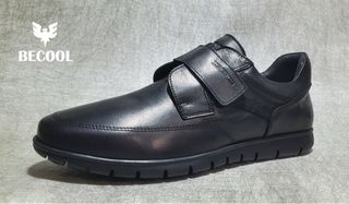 Zapato BECOOL Flex Glasgow black dark.