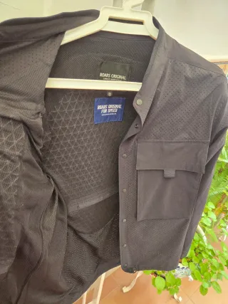 Conjunto Chaqueta y Pantalón Moto Gris Oscuro