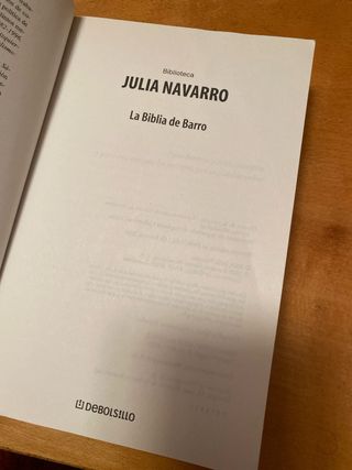 Libro: La Biblia de Barro