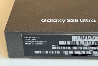 SOLO CAJA SAMSUNG S25 ULTRA 1TB