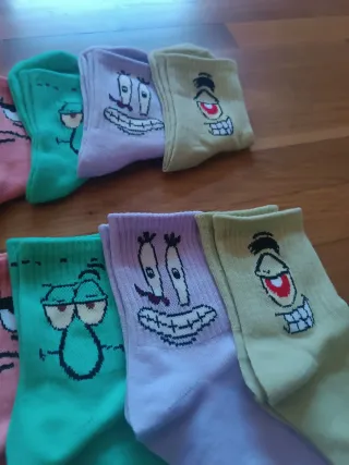 Lote Pack calcetines Bob Esponja (ver precios)