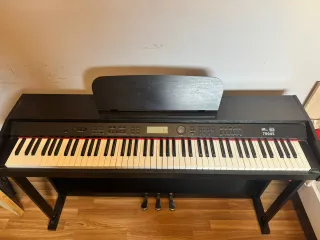 Piano Eléctrico Digital Negro