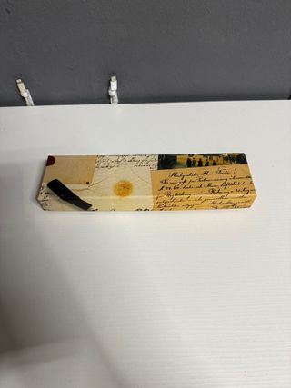 Set calligrafia vetro di Murano