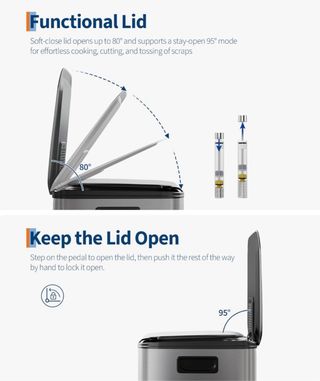 Cubo reciclaje doble metal (ABOLLADURA)