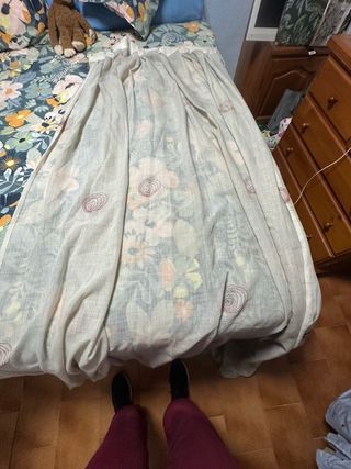 Edredón-colcha blanco con morivos esféricos, 150cm