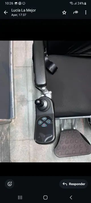 Silla de ruedas eléctrica Mobiclinic sin estrenar