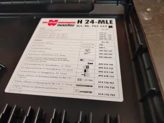 Taladro percutor y martillo H 24-MLE nueva