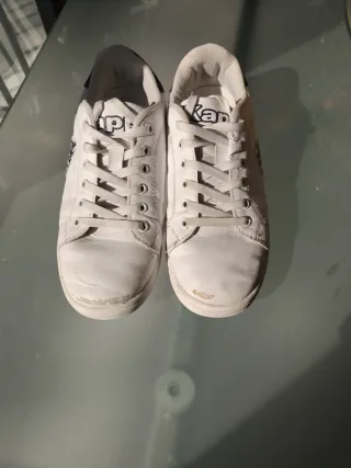 Zapatillas Kappa niño blancas T.35