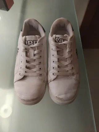 Zapatillas Kappa niño blancas T.35