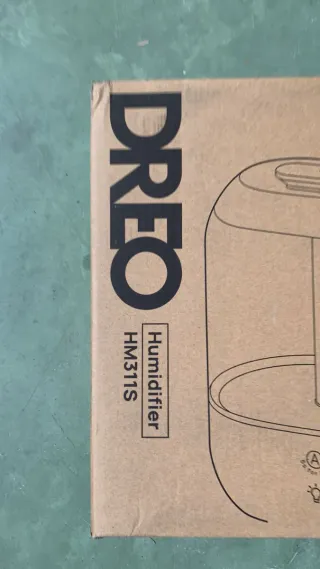 Dreo Humidificador Inteligente Negro/Transparente