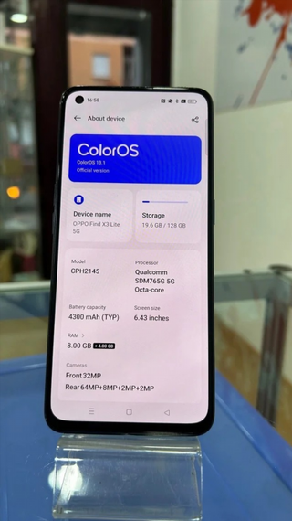 Oppo Find X3 Lite 5G Gris 128GB 8GB RAM