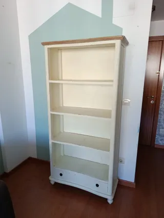 Estantería alacena vintage Blanca y Madera