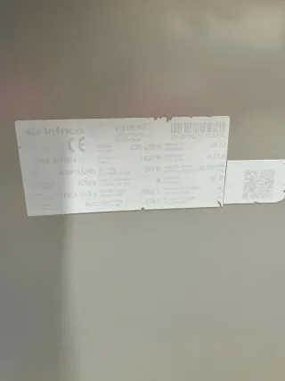 Vitrina expositora helados Infrico