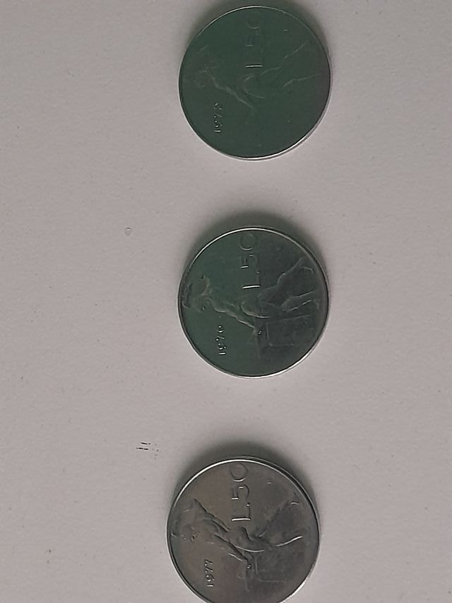 3 Monete 50 Lire Caravelle Anni '70