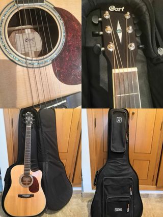 Guitarra Cort Electroacústica Casi Nueva