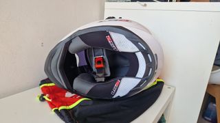 Casco Integral Blanco, tamaño S