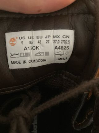 Scarponcini Timberland impermeabili Tg 43