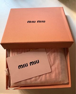 Cartera Miu Miu Rosa Nueva