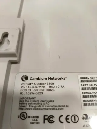 Punto Acceso Wifi Exterior Cambium E500