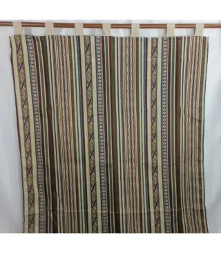 Pack jacquard 2 Cortinas trebillas.Env.gratis