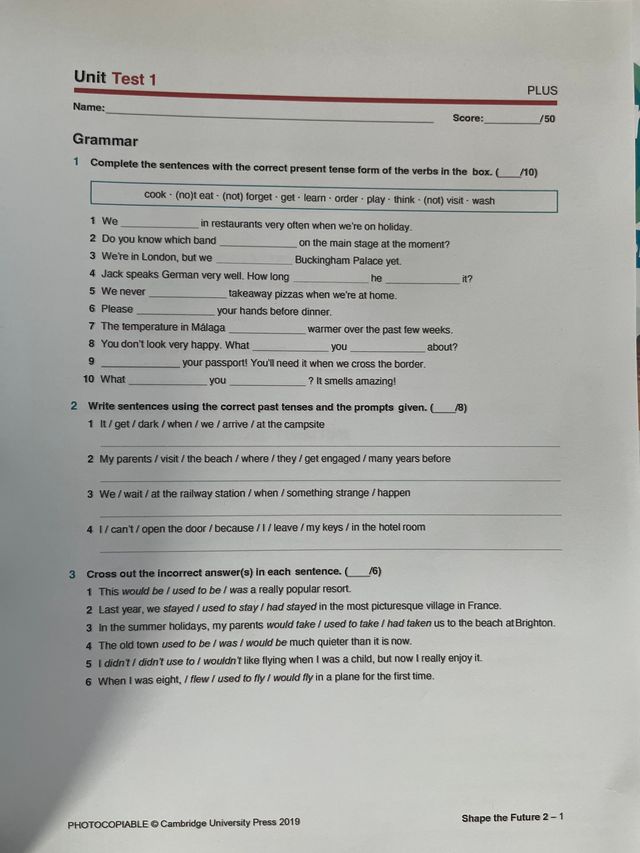 Bachillerato Cambridge Shape the Future TEACHER