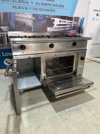 Cocina Industrial Jemi 3 Fuegos con Horno