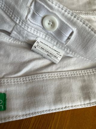 Pantaloncini corti bianchi Benetton
