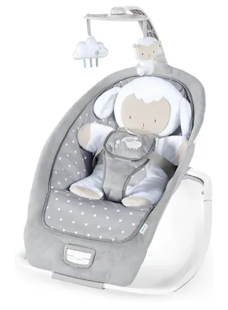 Hamaca para bebé con peluche de oveja