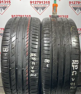 225 45 17 V CONTINENTAL RUEDA AL 90% VIDA UTIL