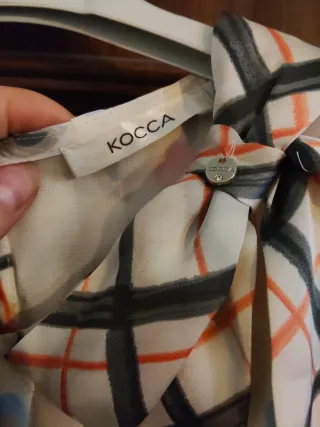 Abito Kocca fantasia pois e quadri, nuovo