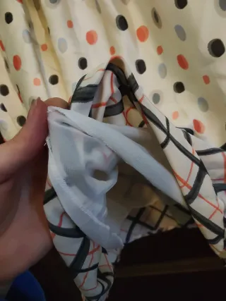 Abito Kocca fantasia pois e quadri, nuovo