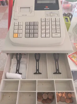 Caja Registradora Olivetti ECR 7190