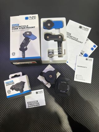 Soporte Quad Lock Horquilla Moto