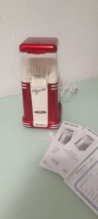 Máquina de palomitas Ariete retro roja