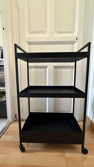 Carrito de 3 estantes Ikea negro
