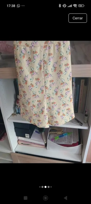 Vestido amarillo floral